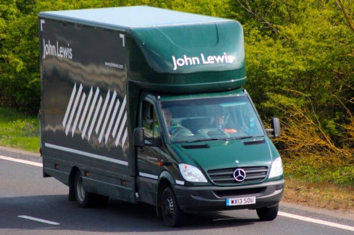 john lewis delivery vans